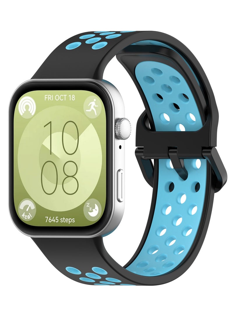 HW 4PCS Strap for HUAWEI Watch Fit 3 Silicone Watchband Replacement Bracelet  - Image 5