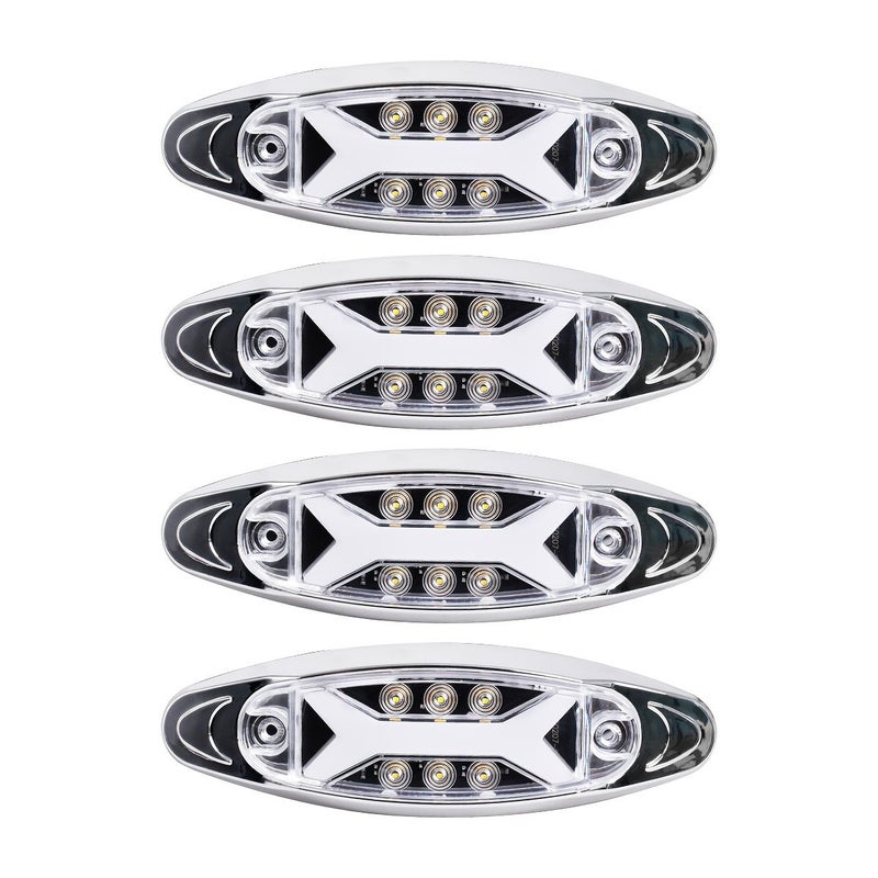 4pcs Green Off Road 12V LED Light Bar Multi Purpose White Yellow Red Blue - Image 1