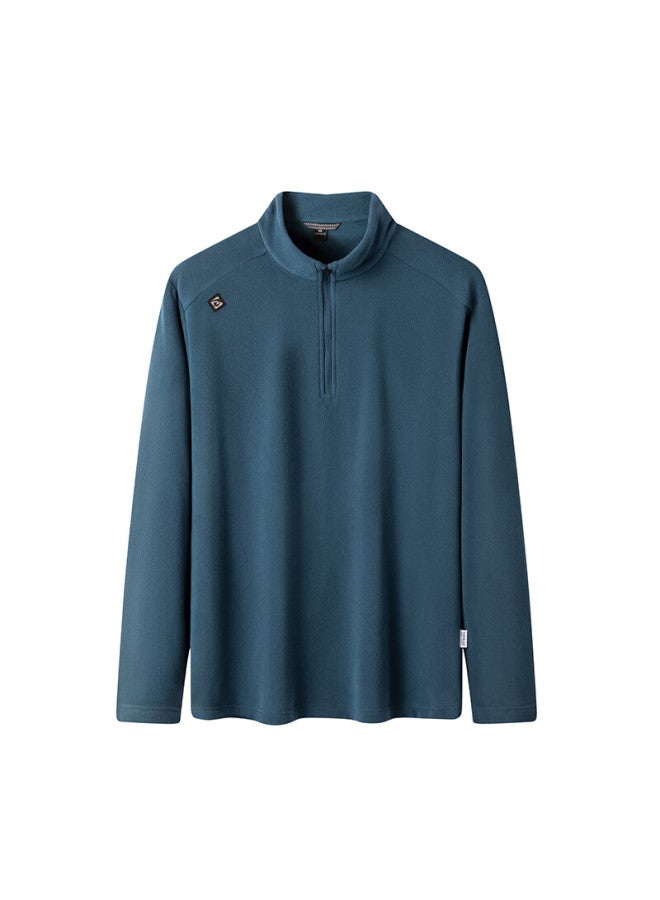 Toread Men's Autumn Winter Outdoor Lightweight Fleece Jacket Stand Collar Anti-static Casual Coat Tacccm91361 - Image 2