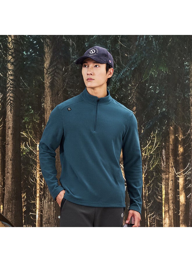 Toread Men's Autumn Winter Outdoor Lightweight Fleece Jacket Stand Collar Anti-static Casual Coat Tacccm91361 - Image 1