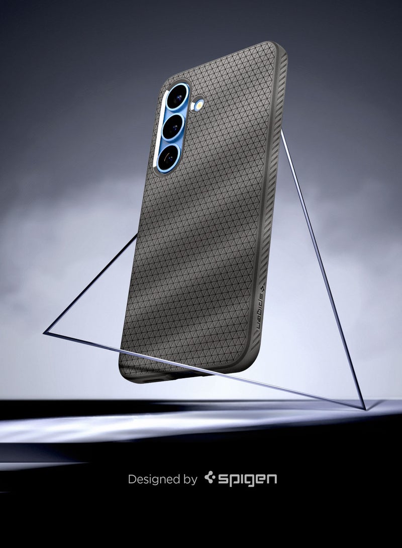 Spigen Liquid Air for Samsung Galaxy S25 Case Cover (2025) - Marble Gray - Image 3