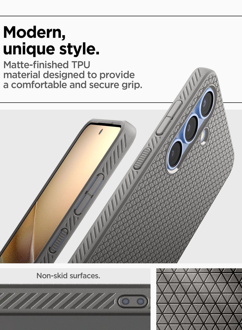 Spigen Liquid Air for Samsung Galaxy S25 Case Cover (2025) - Marble Gray - Image 4