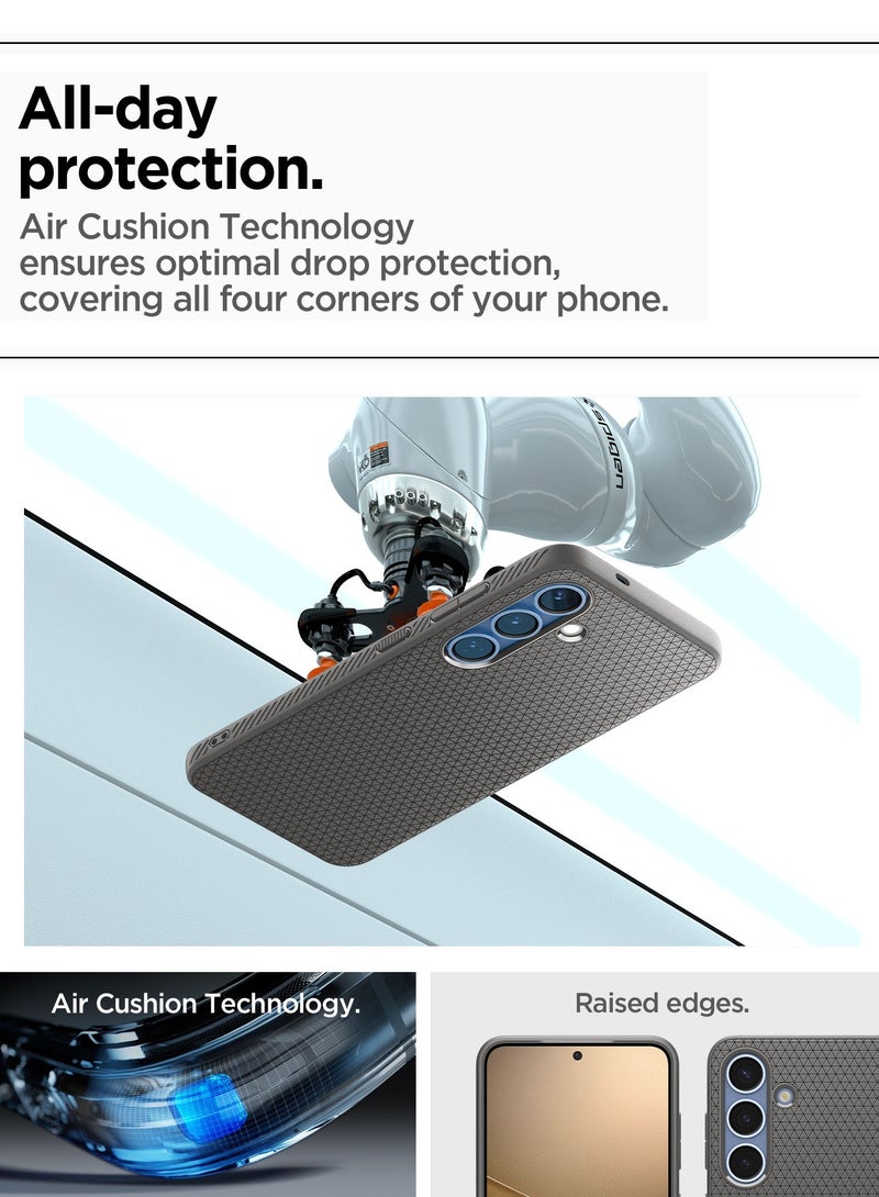 Spigen Liquid Air for Samsung Galaxy S25 Case Cover (2025) - Marble Gray - Image 5
