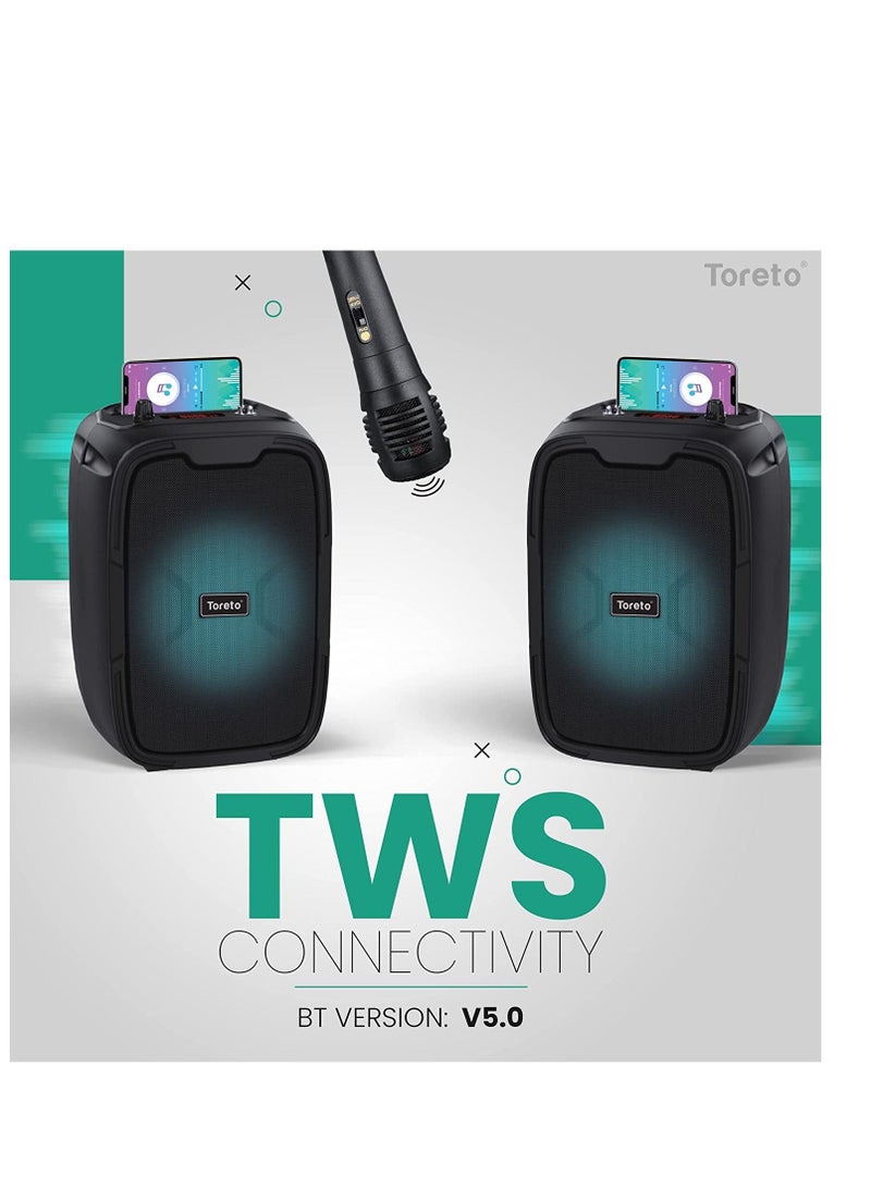 Toreto TOR-367 Revive-2 Wireless Super Bass Portable Party Speaker - Image 3