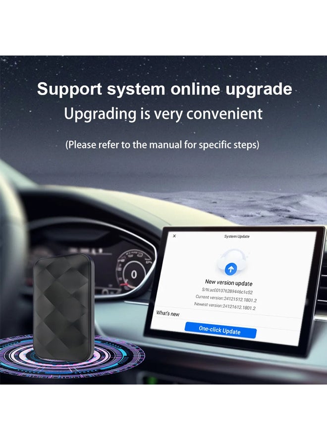 Generic - 3 in 1 CarPlay and Android Auto WiFi Adapter Android 14 Wired to Wireless Smart Box, Plug and Play for Car AI Box on YouTube - Image 1