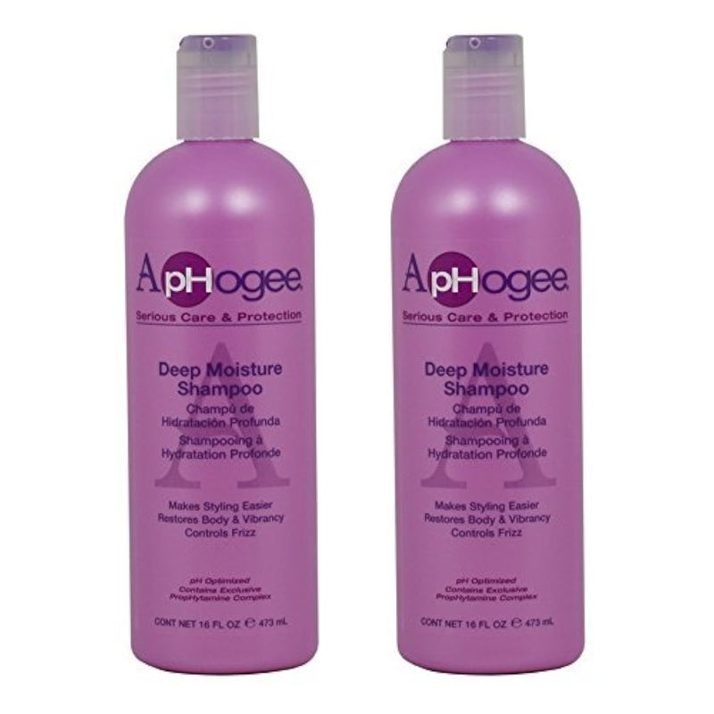 ApHogee Deep Moisture Shampoo 16oz (Pack of 2) - Image 2
