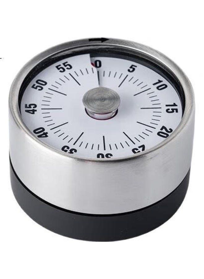 Onlycook Kitchen Timer, Refrigerator Magnet Timer, Magnetic Mechanical Clock Alarm Reminder, White - Image 1