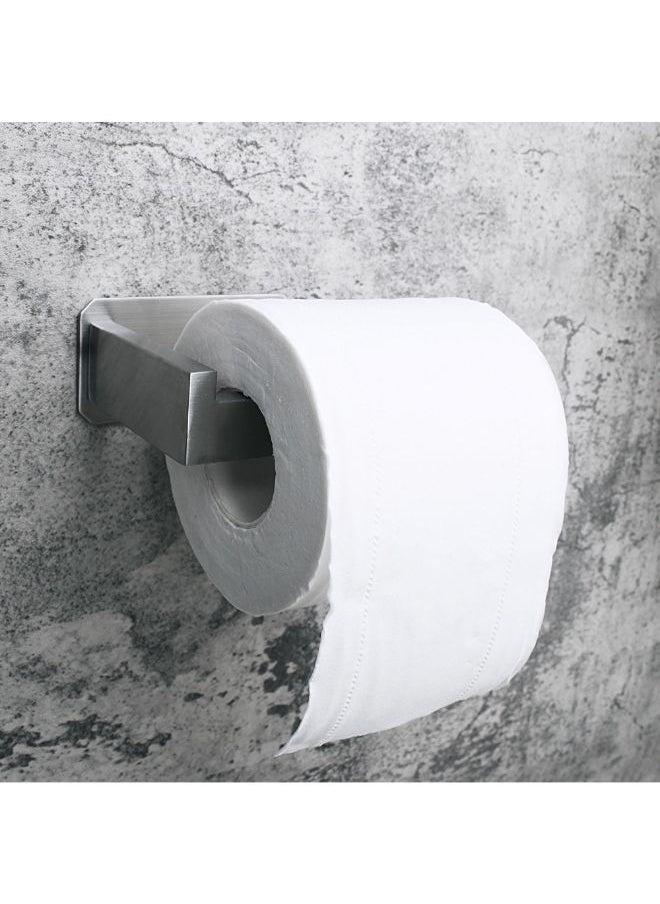 NIBEMINENT Stainless Steel Bathroom Toilet Paper Holder Silver 17centimeter  - Image 5