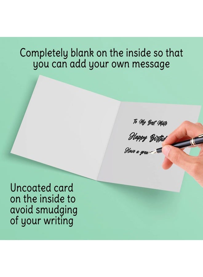 Stuff4 Leaving Gifts for Colleagues Women Men - Congratulations You Escaped! - Sorry Your Leaving Good Luck In Your New Job Card, 145mm x 145mm Greeting Cards, Funny Leaving Gifts Congratulations Card - Image 4