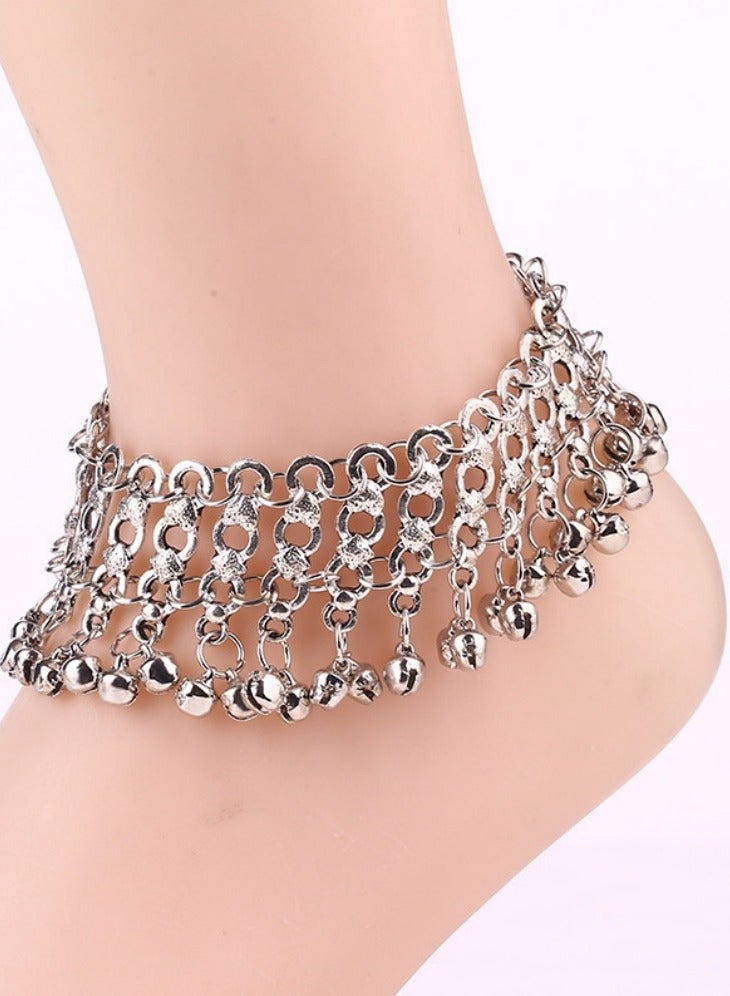 Solid Color Ethnic Stylish Chain Anklet - Image 2