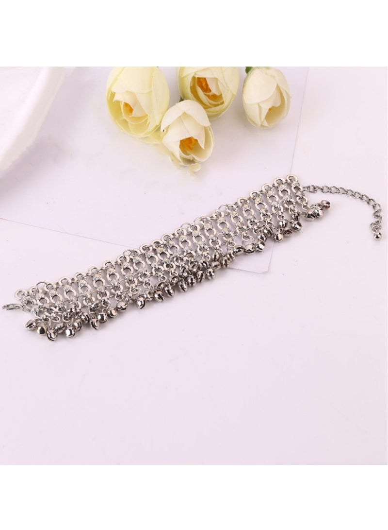 Solid Color Ethnic Stylish Chain Anklet - Image 4