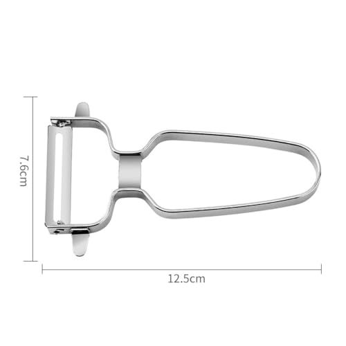 Monaco Classic Swiss Peeler, Carbon Steel Blade, Stainless Steel Handle - Image 2