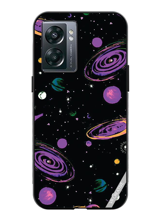 VR CREATIVE Protective Case Cover For Oppo A57 5G Astranaut3 Design Multicolour - Image 1
