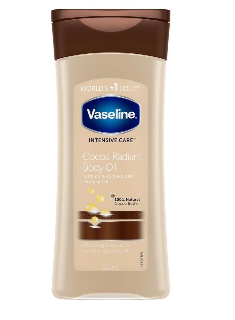Vaseline Total Moisture Cocoa Radiant Body Gel Oil - 6.8 oz - 2 pk - Image 3