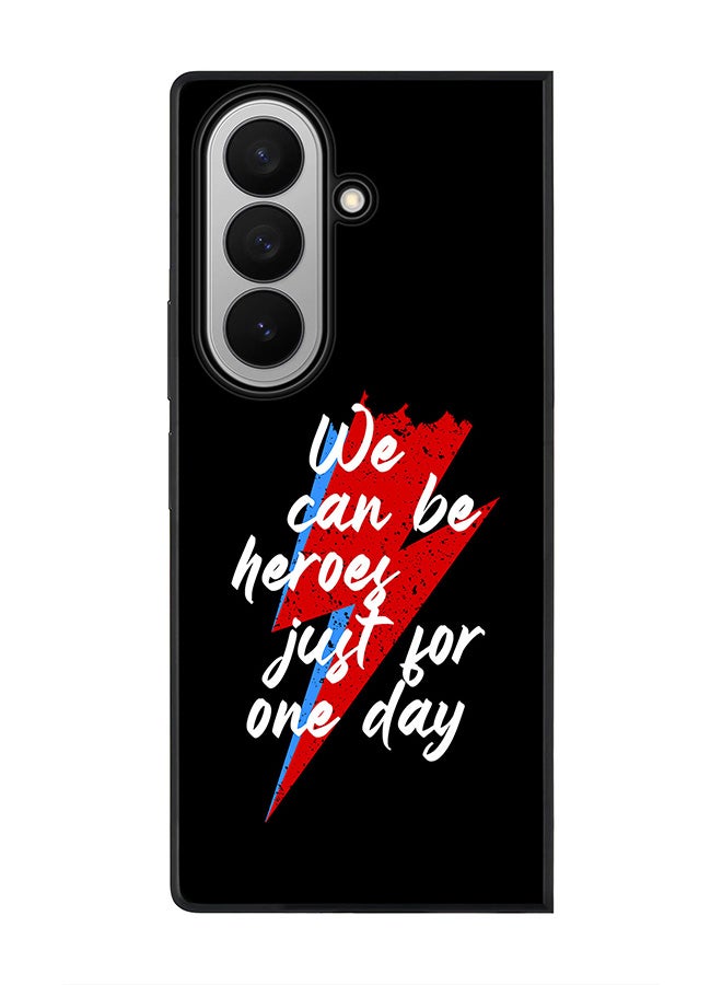 Stylizedd For Samsung Galaxy Z Fold7 Case,Slim fit Camera Protection, Shockproof Thin Phone cover  - We can be heros