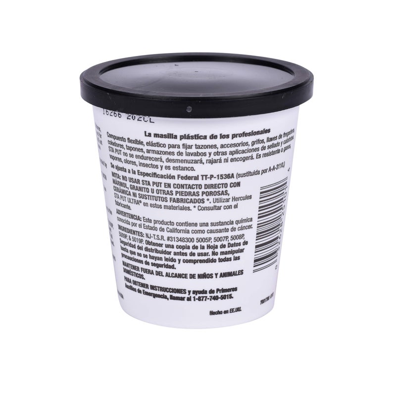 Oatey Hercules 14 oz. Superior Grade, 14 Ounce, Tan Oatey 25101 Sta Put 14-Ounce Plumbers Putty, Color - Image 3