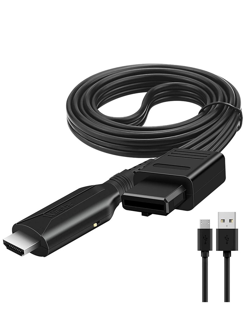 Luckam محول Wii إلى HDMI 1080P محول Wii إلى HDMI دعم فيديو للإخراج لشاشة التلفاز أو البروجيكتور أو الكمبيوتر أو السماعات أو سماعات الرأس - Image 1