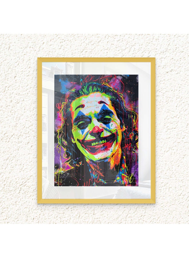 آرت دیکور  ديكور فني مؤطر بطباعة صورة فنية جميلة لجواكين فينيكس جوكر بوب أيقونيك فيلم شخصية عمل فني مطبوعات نابضة بالحياة ديكور حائط لغرفة المعيشة وغرفة النوم والمكتب والاستوديو وديكور المنزل - Image 1