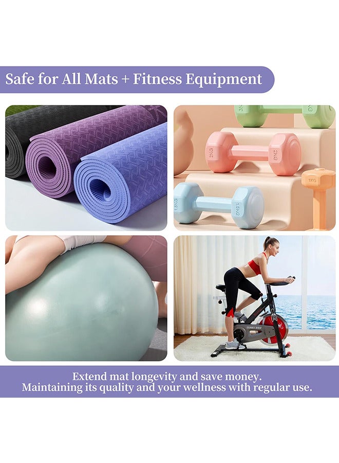 Nariele 200ml Yoga Mat Foam Cleaner Spray Wash for Exercise Pilates Workout Mats Fitness Equipment and Gym Accessories Cleaner - Image 3