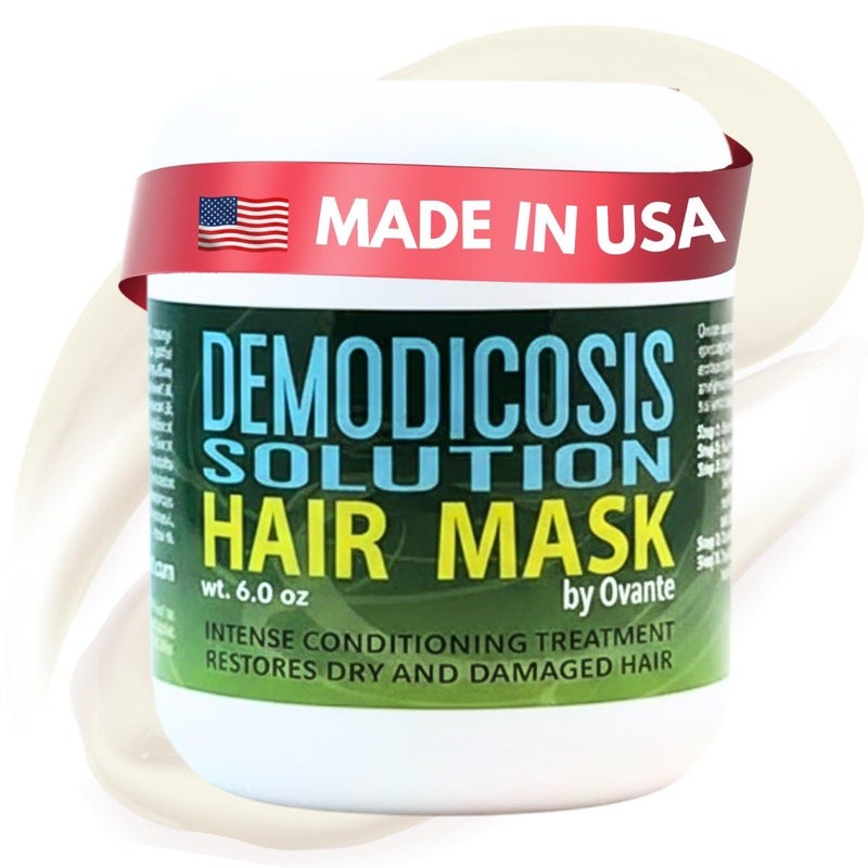 OVANTE Demodex Mite Eliminating Repair Mask for Itchy, Prone Scalps - Hair Loss Associated with Demodicosis - 6.0 oz - Image 1