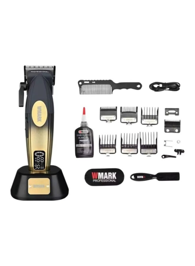 WMARK NG-8038 Ultra-Premium Professional Hair Clipper Set – 9000 RPM Zinc Alloy Cordless Clipper with Digital Display - Image 1