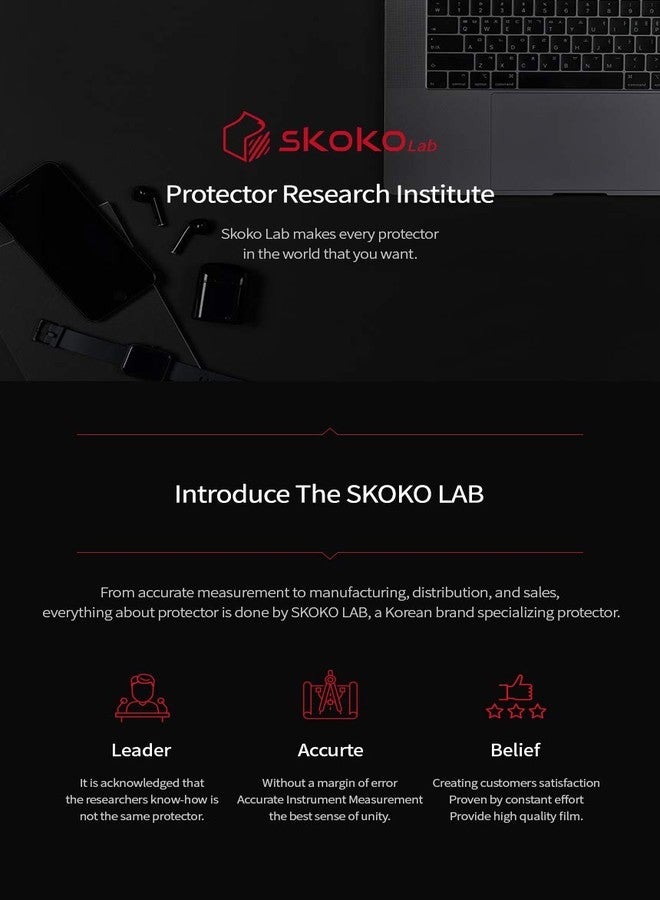 skoko غطاء خلفي شفاف غير لامع من سكوكو، عبوة من قطعتين، متوافق مع iPad Pro 13 M4 2024، سهل التركيب، شفاف غير لامع، لطيف على البشرة/متوافق مع الأغطية - Image 3