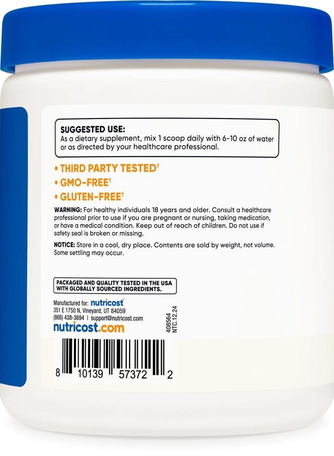 Nutricost CLA (Conjugated Linoleic Acid) 8oz (227g) Powder - Gluten Free, GMO Free CLA Supplement - Image 4