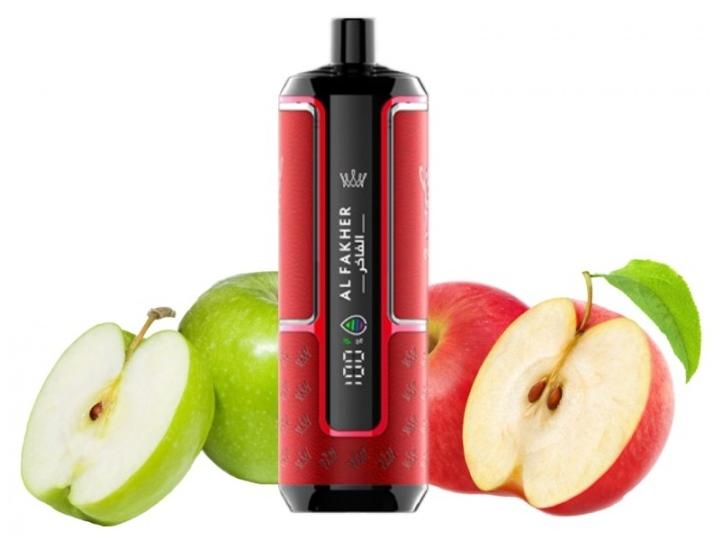 AL FAKHER Crown Bar HyperMax 15,000 Puffs - Two Apple Disposable Vape - Image 1