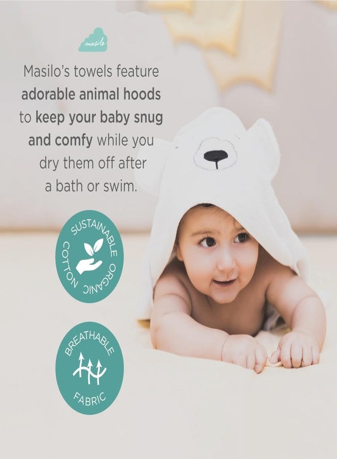Masilo Organic Cotton Hodded Towel for 6 to 12 Months Baby, Pack of 1 - Purple - Image 5