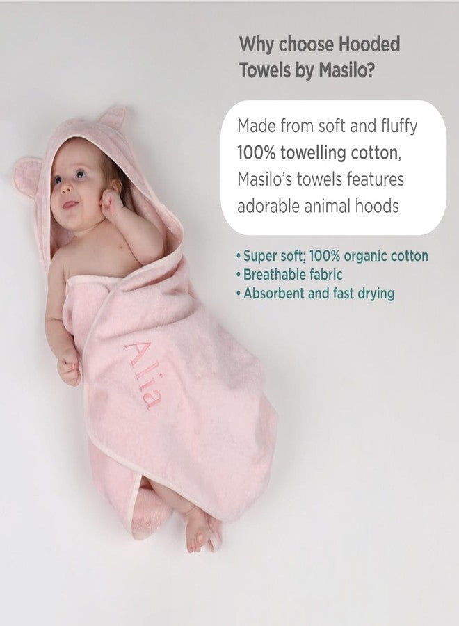 Masilo Organic Cotton Hodded Towel for 6 to 12 Months Baby, Pack of 1 - Purple - Image 4