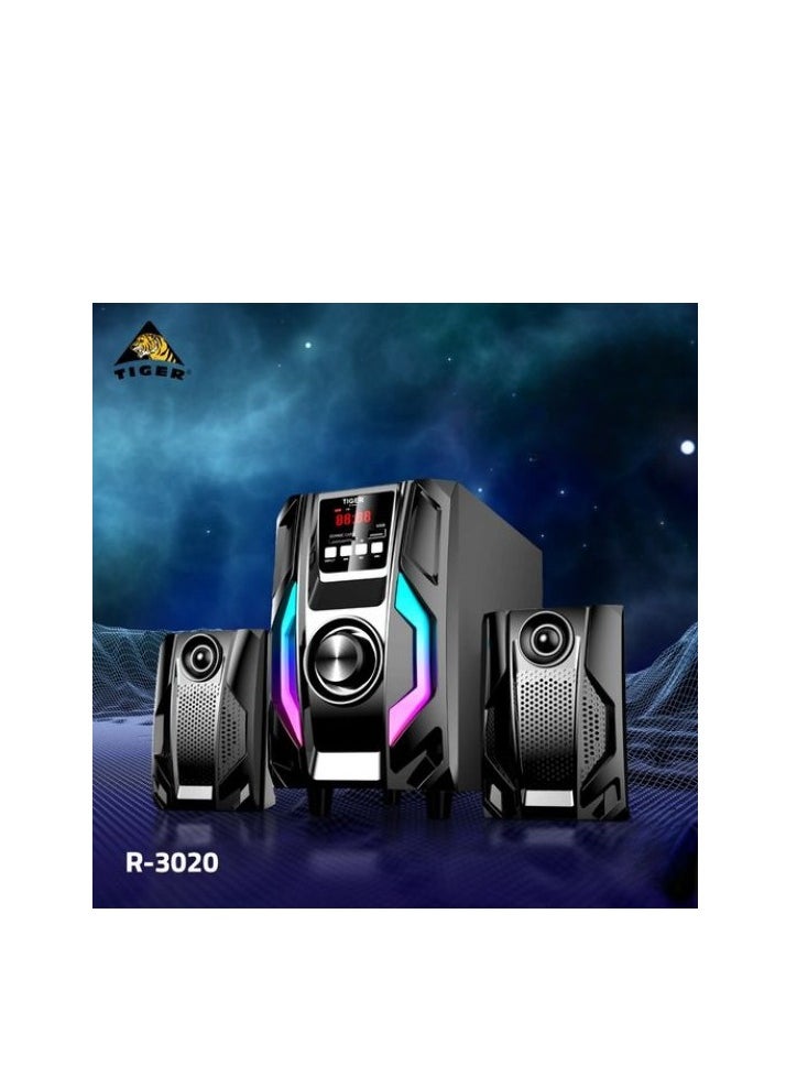 TIGER - R-3020 Subwoofer Speaker set,3 Pieces - Image 1
