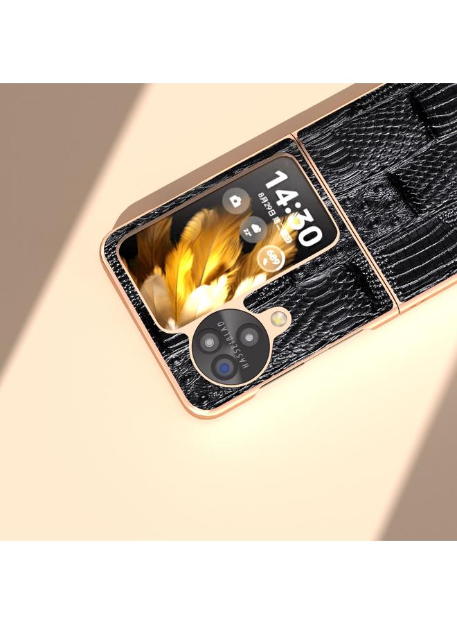 S-TOP Case For OPPO Find N3 Flip Nano Electroplate Mahjong Texture Leather Phone Case - Image 5