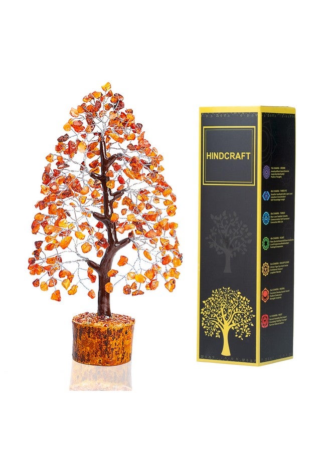 Hindcraft Carnelian Crystal Tree | Positive Energy & Healing Tree for Home & Office | Feng Shui Good Luck Tree for Living Room & Hall | Gift for Men & Women - Housewarming, Anniversary & Birthday - Image 1