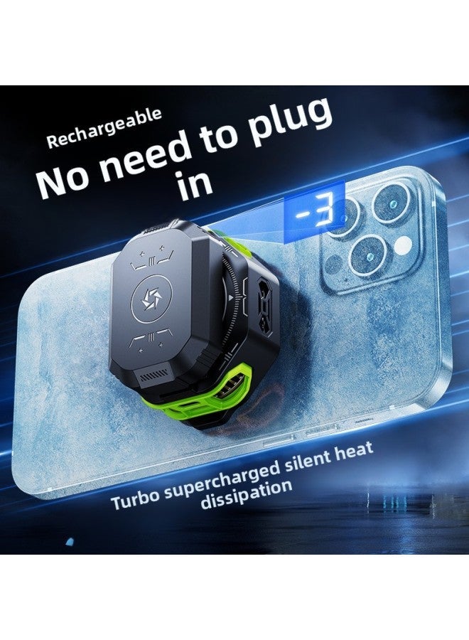 Mobile Phone Radiator JS85 Battery Removable SL14 Semiconductor SL53 Fast Icing Live Silent-Color:Js85 Magnetic (with 3000 Mah Battery) Can Freeze - Image 5