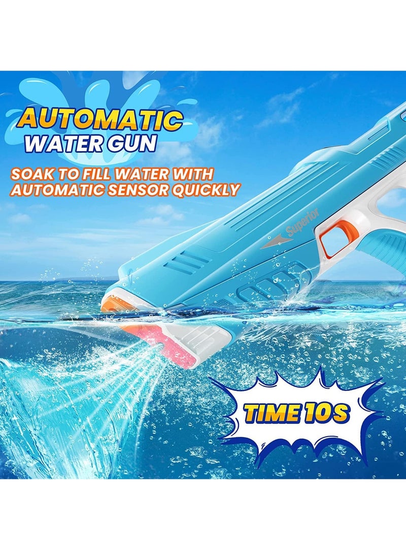 Electric Water Gun Auto Suction Water Guns for Adults&Kids Squirt Guns 39 Ft Range Battery Powered Squirt Gun Automatic Water Blaster Pool Beach Outdoor Party Toys for Kids（280ml） - Image 4