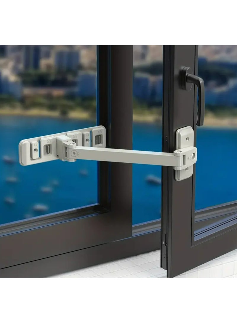 Adjustable Home Baby Safety Lock Buckle Children Windows Limit Holder Sliding Door Locks Anti-Falling Kids Security Protection - Image 3