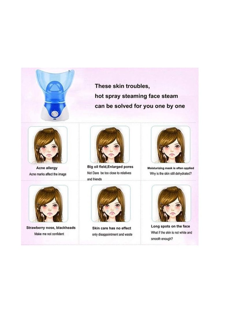 أوريتي بخار الوجه الضباب الساخن بخار الوجه ساونا المنزل مرطب الوجه لتبخير الوجه - Image 5