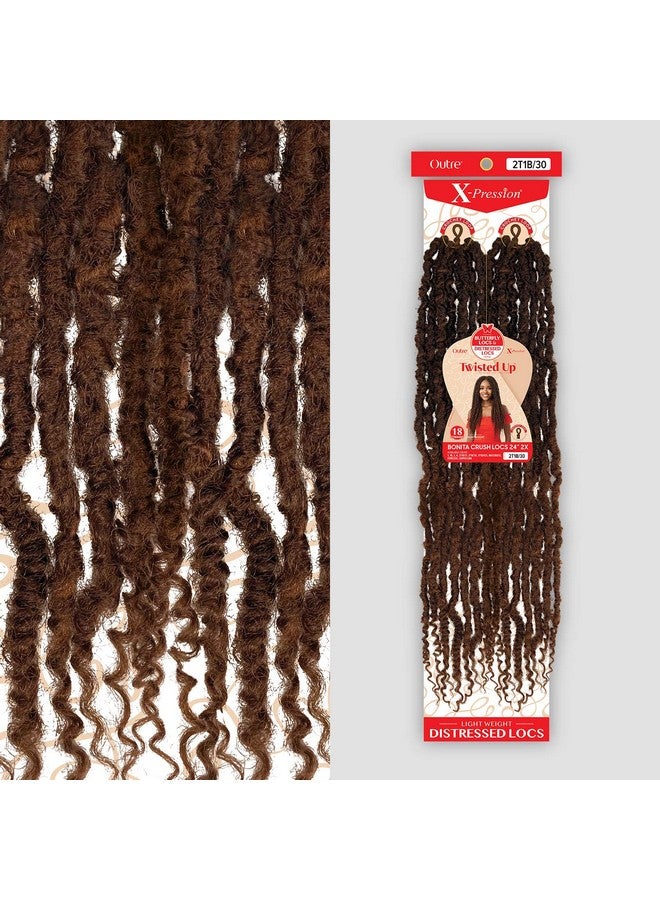 Outre Braids Outre Crochet Braids Xpression Twisted Up 2X Bonita Crush Locs 24" (3Pack 1B) - Image 4