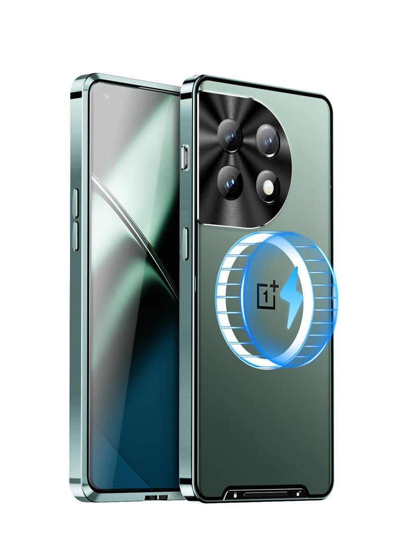 General Suitable for OnePlus 12 Metal Magnetic Phone Case: OnePlus 12 Magnetic Protective Case  - Image 1