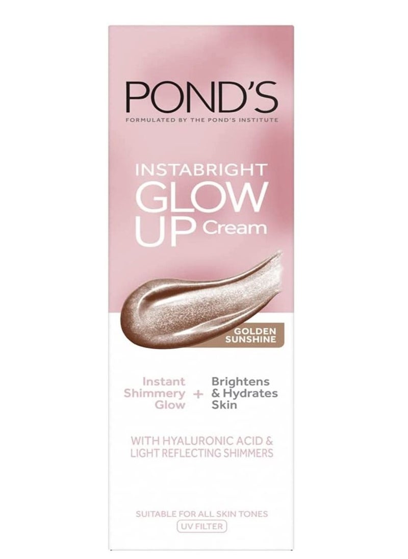 Pond's - Bright Beauty Moisturizing Cream Instabright Illuminating Golden Sunshine For Bright Glowing Skin 20G - Image 1