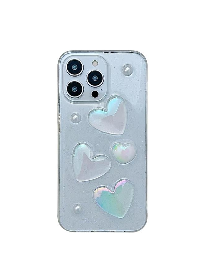 S-TOP Case For iPhone 14 Pro Love Epoxy TPU Phone Case - Image 1