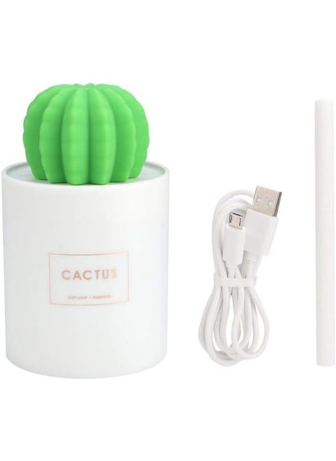 USB 5V 1.52W Cactus Mist Humidifier Air Purifier Freshener with Colorful LED Lamp USB Humidifier Lamp