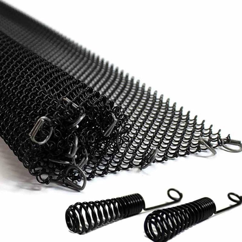 2pcs Heat-resistant Black Metal Mesh Fireplace Screen Panels Iron Fireplace Mesh Curtains Fireproof Sparks Guard For Home Use - Image 4