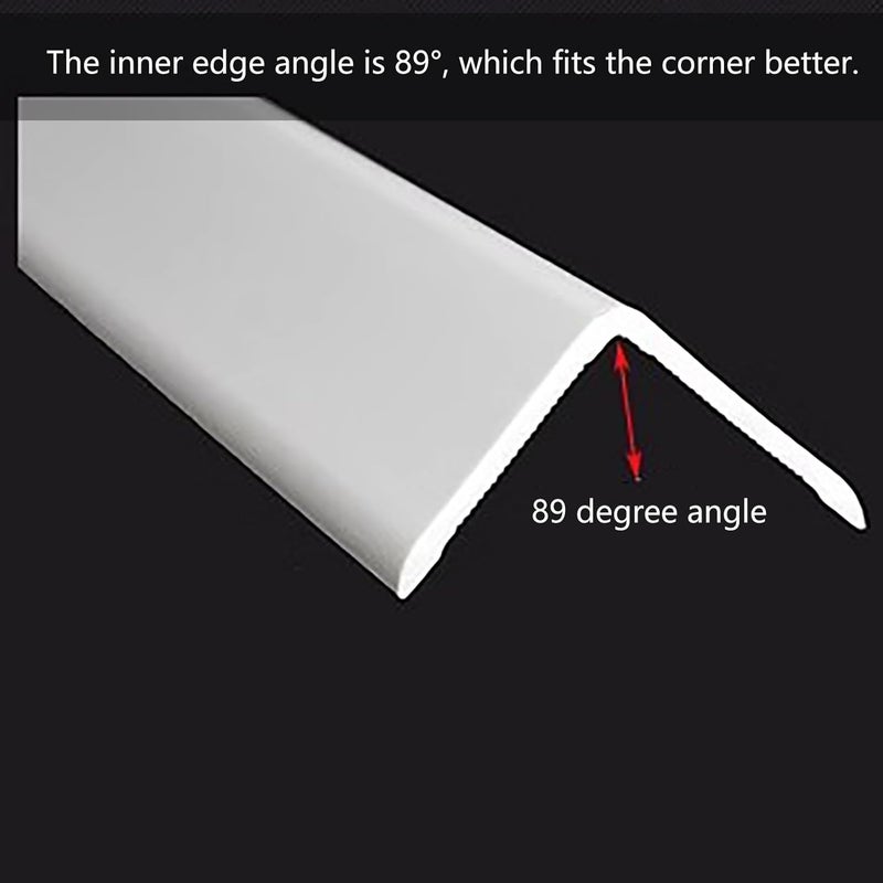 Corner Guard Strip PVC Tile Outer Corner Punch-Free, Self-Adhesive Wall Corner Protection Strip, Edge Decorative Edging Strip.Beige-3x80cm/1.2x31in - Image 3