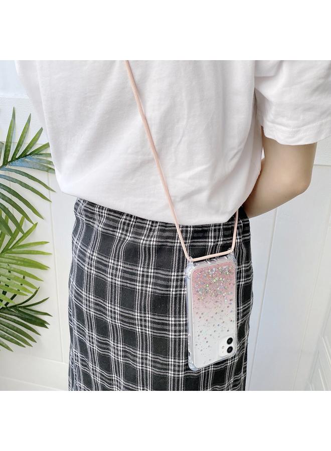 S-TOP Case For iPhone 14 Pro Lanyard Gradient Glitter Epoxy Case - Image 5