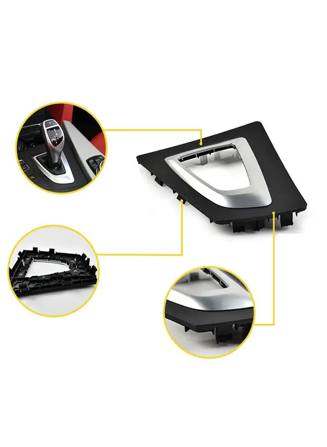 Carbon Fiber Gear Shift Lever Trim Panel Cover For BMW 3 4 Series F30 F34 F35 - Image 4
