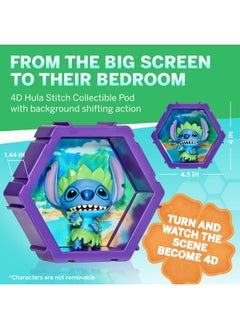 WOW! PODS WOW! PODS 4D Disney Hula Stitch - Unique Connectable & Collectable Toy Action Figure, Wall/Shelf Display, Easter Basket Stuffers, Stitch Toy Figures, Lilo and Stitch Gifts and Toys, Disney Toy & Gift  - Image 2