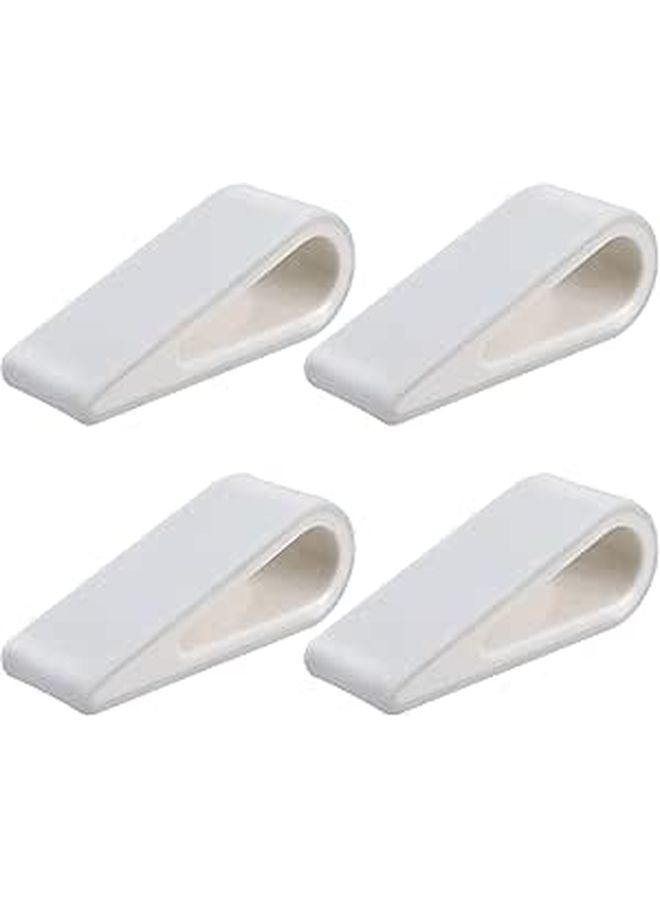 Adjustable Laptop Cooling Stand Holder 4 Pack White Heightening Support For Desk - Image 1