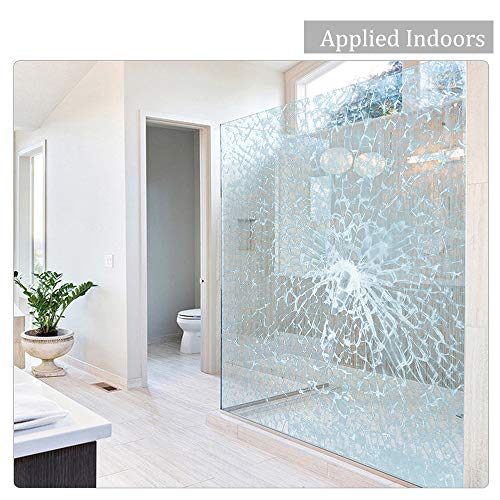 MEGICOLIM Clear Security and Safety Window Film Shatterproof Adhesive UV Blocking Explosion-Proof Glass Protective Vinyl for Home and Office, 2mil, 0.05mm, 17.7Inch x 10Feet - Image 5