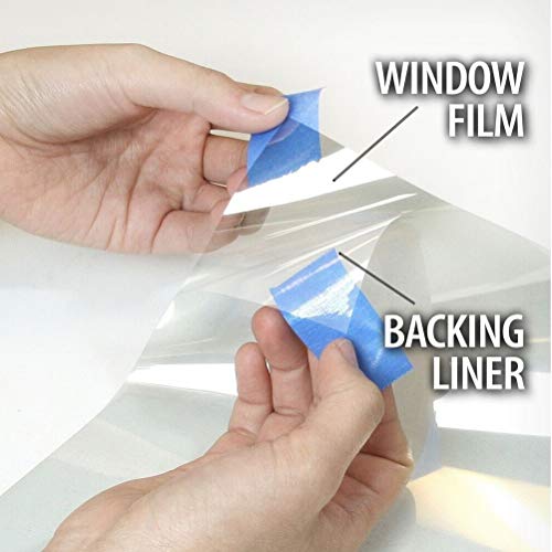 MEGICOLIM Clear Security and Safety Window Film Shatterproof Adhesive UV Blocking Explosion-Proof Glass Protective Vinyl for Home and Office, 2mil, 0.05mm, 17.7Inch x 10Feet - Image 3